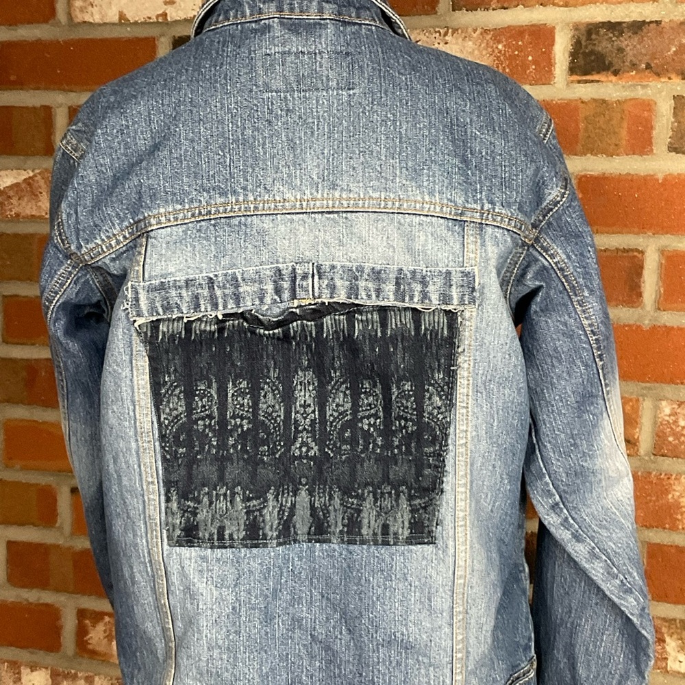 Denim Jacket - Patch Detailing - image 2
